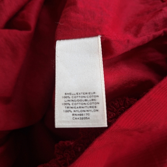 Moulinette Soeurs Womens Sleeveless Knee-length Red w/Bows Dress Size 2 - Picture 6 of 9